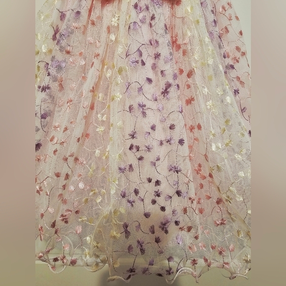 American Princess Pastel Pink Dress with Bow Size 2 - Picture 4 of 5